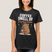 Coffee Small Of Perfection Capybara Tシャツ (正面)