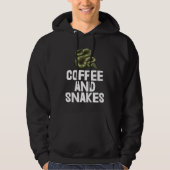 Coffee & Snakes T Python Slithering Tees Funny Sna パーカ (正面)