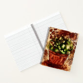 Coffee Splash Art Notebook – Vibrant Coffee Bean W ノートブック (内部)