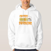 Coffee & Sunshine – ポジティブな朝 パーカ (正面)