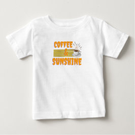 Coffee & Sunshine – Positive Morning Vibes  ベビーTシャツ
