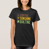 Coffee Sunshine Quilting Tシャツ (正面)