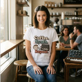 Coffee. Synth. Repeat. – Kawaii Synth Nerd Tシャツ