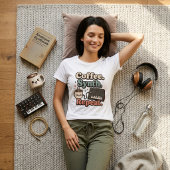 Coffee. Synth. Repeat. – Kawaii Synth Nerd Tシャツ