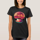 Coffee Synthwave 80s Retrowave Aesthetic  1 Tシャツ (正面)