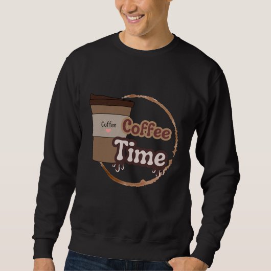 coffee T shirt  スウェットシャツ (正面)