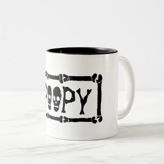 coffee&teaのファンによってインスパイアSPOOPYのマグ- ツートーンマグカップ (正面右)