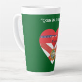  Coffee Tea Florida Fun カフェラテマグ (左アングル)
