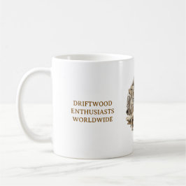 COFFEE, TEA MUG WITH DRIFTWOOD THEME コーヒーマグカップ