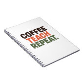 Coffee Teach Repeat ノートブック (右側)