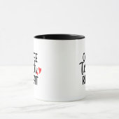 'Coffee Teach Repeat' Relatable Fun Teacher Gift マグカップ (中央)