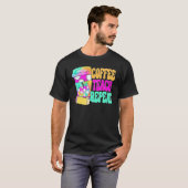 Coffee Teach Repeat Retro Teacher Coffee Teach Cof Tシャツ (正面フル)