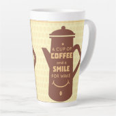 Coffee, The Fuel of Life カフェラテマグ (右アングル)