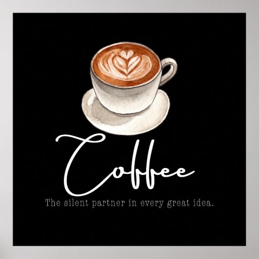 Coffee: The silent partner ポスター (正面)
