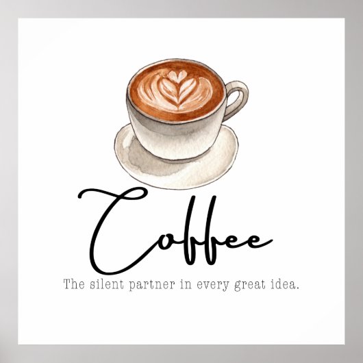 Coffee: The silent Partner ポスター (正面)
