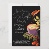 Coffee Themed Couple Shower Invitation 招待状 (正面)
