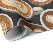 Coffee Themed Wrapping Paper ラッピングペーパー (ロールコーナー)