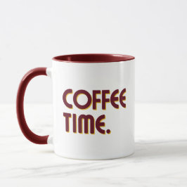 Coffee Time | シンプル ミニマリスト エブリデイ コーヒー マグカップ