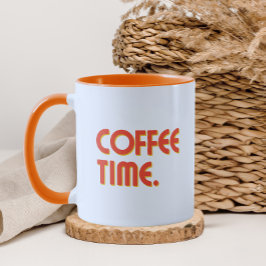 Coffee Time | シンプル ミニマリスト エブリデイ コーヒー マグカップ