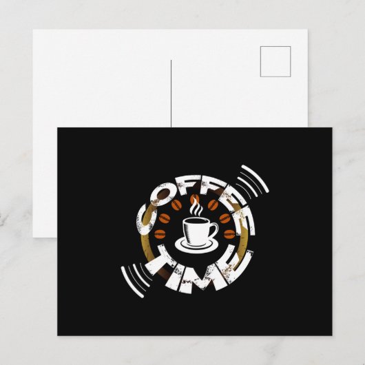 Coffee Time ポストカード (正面/裏面)