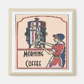 Coffee Time、編集文字 マグネット (正面)