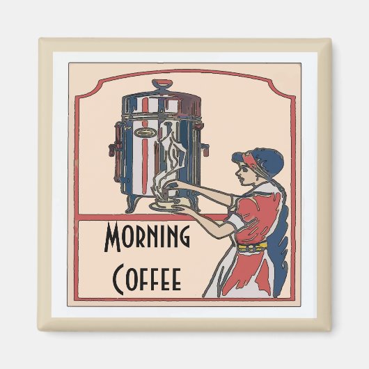 Coffee Time、編集文字 マグネット (正面)