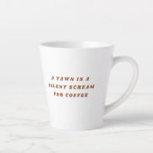 "Coffee Time" 美容タイポグラフィートラベルマグ カフェラテマグ (右)