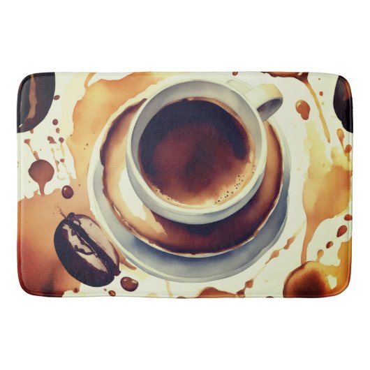 Coffee time Bath Mat バスマット (正面)