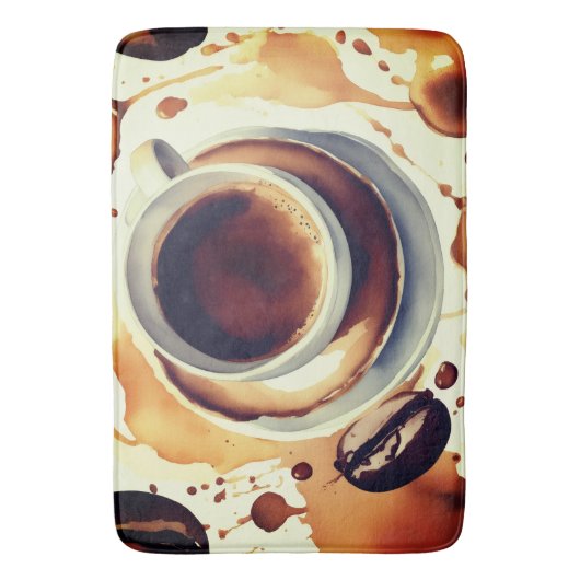 Coffee time Bath Mat バスマット (正面縦)