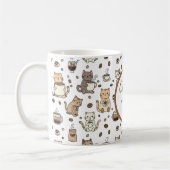 Coffee Time Cat Lover Mug コーヒーマグカップ (左)