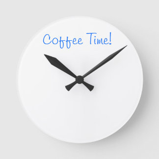 Coffee Time Clock ラウンド壁時計