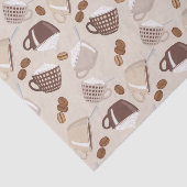 Coffee Time Cups Brown Grains Caffeine Lover Drink 薄葉紙 (詳細)