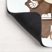 **Coffee Time – Cute Smiling Cup Steam  マウスパッド (コーナー)