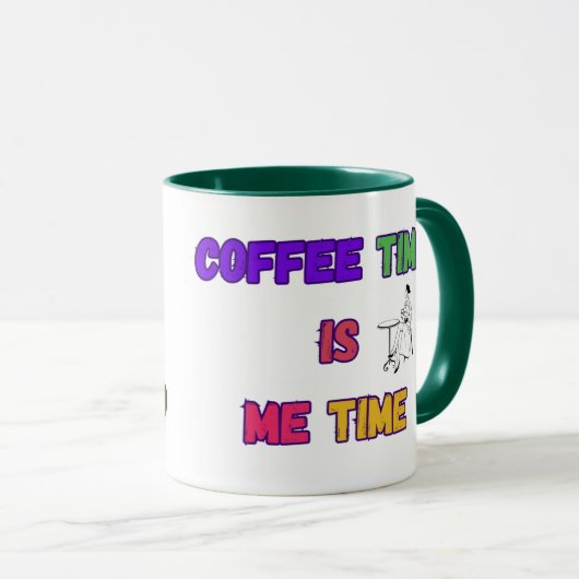 Coffee Time is Me Time マグカップ (正面右)