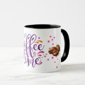 coffee time modern design マグカップ (正面右)