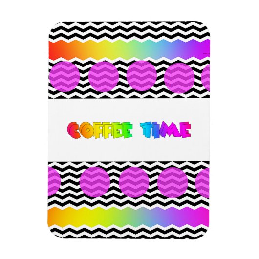 COFFEE TIME Refrigerator マグネット (縦)