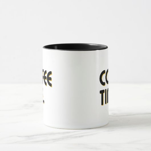 Coffee Time | Simple Minimalist Everyday Coffee マグカップ (中央)