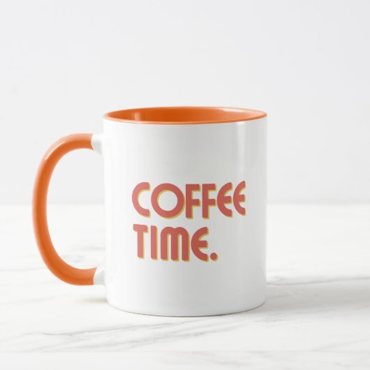 Coffee Time | Simple Minimalist Everyday Coffee マグカップ (左)