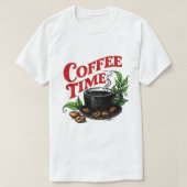 Coffee Time Tシャツ (デザイン正面)