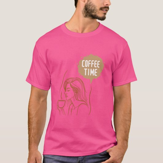 Coffee Time T-Shirt Tシャツ (正面)