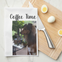 Coffee Time with a Cute Sheltie!