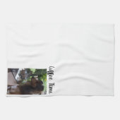 Coffee Time with a Cute Sheltie! キッチンタオル (横)