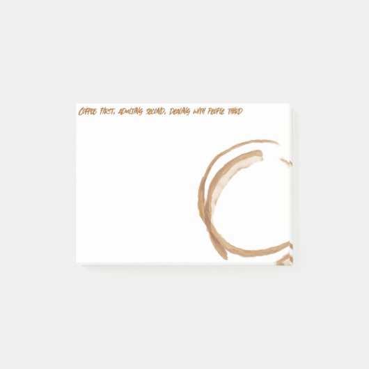 Coffee-to-do Post-it®ノート ポストイット (正面)