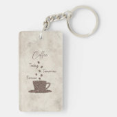 Coffee Today Tomorrow Forever- キーホルダー (裏面)