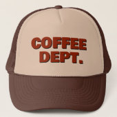 Coffee™ Trucker Hat キャップ (正面)