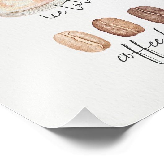 coffee types poster フォトプリント            (角)