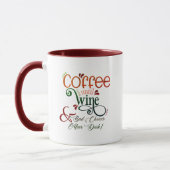Coffee Until Wine Mug | Bad Choices After Dark マグカップ (左)