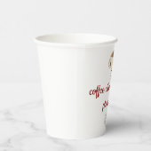 Coffee Vibes Loading – シンプルコーヒーマグ 紙コップ (右)