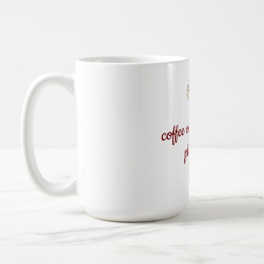 Coffee Vibes Loading – Minimal Coffee Mug  コーヒーマグカップ (左)
