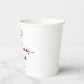 Coffee Vibes Loading – Minimal Coffee Mug  紙コップ (左)